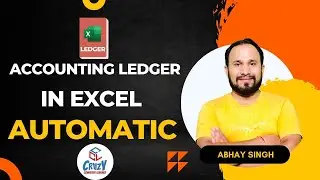 😎 how to make automatic accounting ledger in excel | how to create customer and Party Ledger | excel
