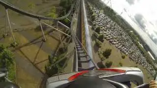 Gopro - Silver Star front seat ride Europapark 720p HD