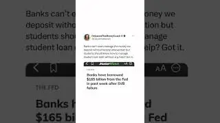 Bank can't even manage the money we deposit without federal intervention but students know how to?