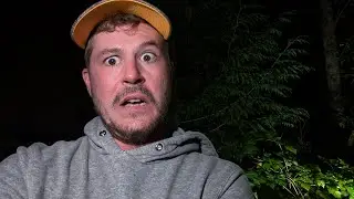 Im out here in the woods looking for bigfoot!