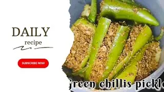 Hari Mirch ka Achar in 10 mins| Instant no cook Green Chilli| Yummy tasty Green Chilli Pickle|likeit