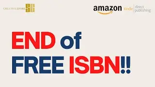 End of free ISBN in AMAZON KDP! | Self Publishing | Passive Income