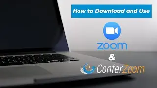 How to download and use Zoom & ConferZoom (Video Tutorial for ESL Students)