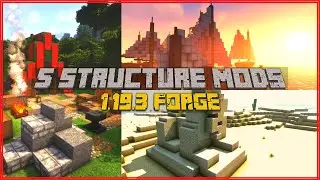 5 STRUCTURE MODS TO POPULATE YOUR MINECRAFT WORLD - (1.19.3) - [Minecraft Mod Showcase]