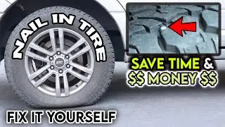 NAIL in your TIRE? | How To FIX!