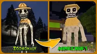 Zoonomaly vs Minecraft | Zoonomaly Horror Game | Zookeeper, Monster Fox, Smile Cat...!