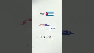 Evolution of Cuba #shorts #geography #map #flag #cuba  #evolution #viral #history #empire