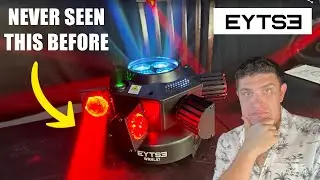 INSANE 150W Moving Head Light?! EYSTE 6-Arm RGBW Laser DJ Light Review