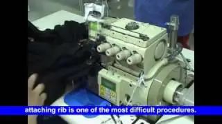 কিভাবে এক মেশিনের মধ্যে Nack Rib Attach করা হয় দেখুন।