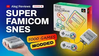 Super Famicom SNES Super Nintendo - 5000 Games Modded 