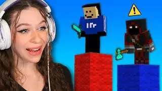 I Fought Quackity and BadBoyHalo in Minecraft Bedwars...