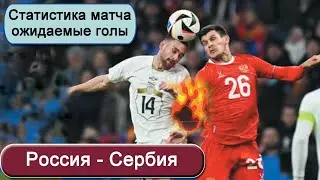 Россия - Сербия. Статистика матча. Ожидаемые голы.