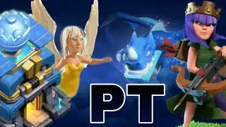 Ataque para CV 12 [Dragão Elétrico + Queen-Walk] | Clash Of Clans