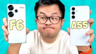 Udah KETEBAK Juaranya.. POCO F6 vs Samsung A55