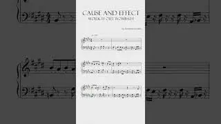 Cause and Effect Work It Out Wombats! Sheet Music 