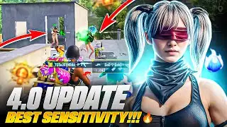 4.0 update best sensitivity 🔥😱 || BGMI || Pubg Mobile 