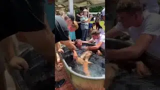 DEMONS 👿 👿 MANIFEST during water baptism!! - REACTION 