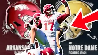 Can The Razorbacks Defense Shut Down Notre Dame? | College Football 25 Dynasty