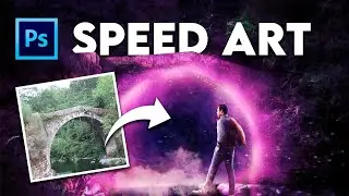 😎 ASÍ CREÉ este FOTOMONTAJE en PHOTOSHOP | [ Speed Art ]