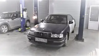 TOYOTA CROWN 141. Замена подшипников генератора 1JZ GE.