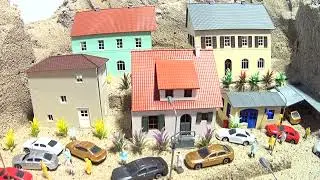 Town Flood And Destroy - Diorama Dam Breach
