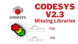 CodeSys Simulation, Library Not found and TON TOFF Tutorial 