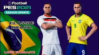 LUÍS FABIANO face+stats (Classic Brazil) How to create in PES 2021