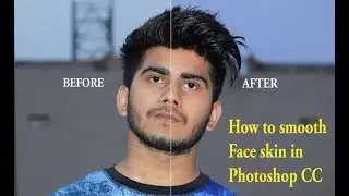 How To Smooth Face Skin In Photoshop CC 2015 [In Hindi]