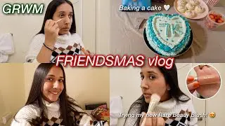 GRWM for FRIENDSMAS + VLOG