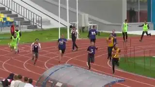 5 забег 4х100 юноши. Первенство города по эстафетному бегу 19.09.18
