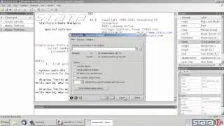 Tour of the Stata 12 interface