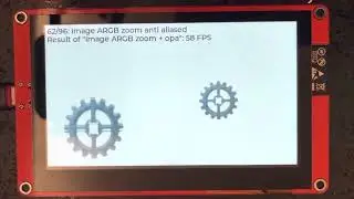 Arduino_GFX ESP32-4827A043 LVGL Benchmark