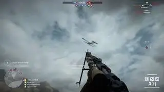 Sniping down a bomber plane in Battlefield 1!!