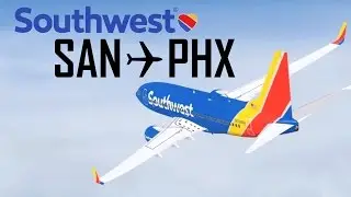 Let's Play! [FSX: Steam Edition] | SWA877 San Diego to Phoenix | PMDG NGX