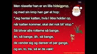 På loftet sidder nissen med sin julegrød - karaoke