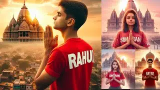 How To Create 3D Ai Image | Ram Mandir T-Shirt Name  | Bing Ai Image Creator Trending
