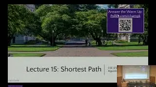 [CSE 373 WI24] Lecture 15: Shortest Path