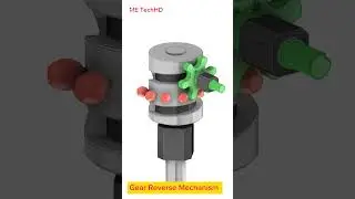 Gear Reverse Mechanism #design #thisishowyoudontplay #machine #solidwork
