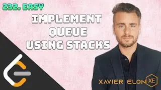 LeetCode 232 | Implement Queue Using Stacks | Solution Explained (Java + Whiteboard)