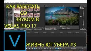 КАК РАБОТАТЬ СО ЗВУКОМ В VEGAS PRO 16//Жизнь ютубера/