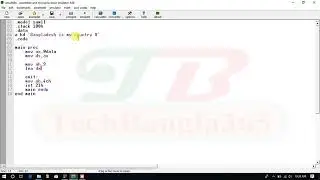 Assembly Language Programming 6 || String printing in assembly Language 8086