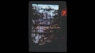 tera dil wo shahar hai | Whatsapp status | lyrics video | urdu lyrics poetry