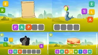 #4 Kids Spelling learning video | guess letters and spell the words | Abuzz