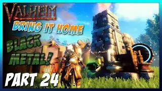 Valheim Bringing Home The Black Metal! Blast Furnace!