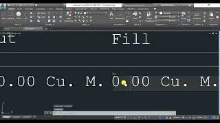 How to Draw Cut and fill Table in Autocad Tips018( Command DBI)