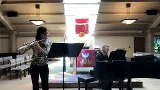 Francis Poulenc Sonata for Flute & Piano, 2nd movement, Cantilena