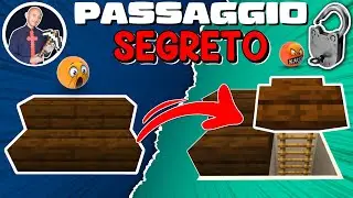 COME FARE UN PASSAGGIO SEGRETO SU MINECRAFT (PS4 SWITCH XBOX PE JAVA BEDROCK)