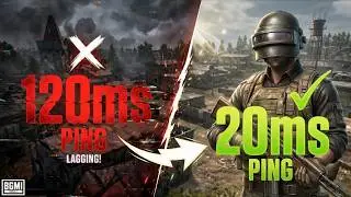 🎯 BGMI Ping Problem Solved 🔥 Best Settings for 20ms Ping