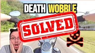 Fixed my DEATH WOBBLE on my Honda Shadow 750 Aero!