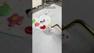 ✨Cute Diy 3D stickers🍭!? 